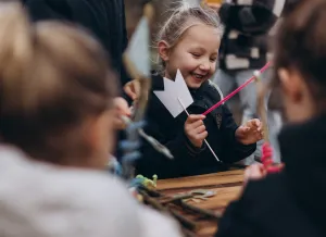 WinterWereld Markt bij Camping de Kleine Wereld Kinderactiviteiten Foto: Lisette Halmingh