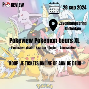 Pokemon beurs XL Rotterdam zelf gemaakte foto