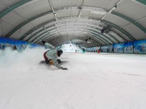 De steilste indoorpiste van Europa. Foto: SnowWorld © Meijs