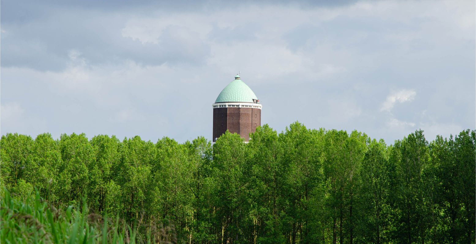 De Watertoren in Axel is het decor van 'Project Overtone'. Foto: Daniël de Pauw