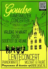 Lenteconcert bij de Goudse Kamermuziek Concerten Poster Lenteconcert Foto: Frank Eertink