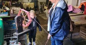 Neem een kijkje in de wolwerkplaats op de Belevenisboerderij Neem een kijkje in de wolwerkplaats op de Belevenisboerderij