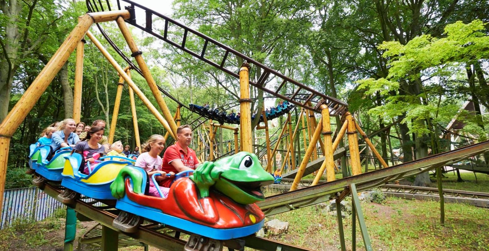 Vanaf 2026 krijgt de Kikkerachtbaan een opkikker. Foto: Duinrell