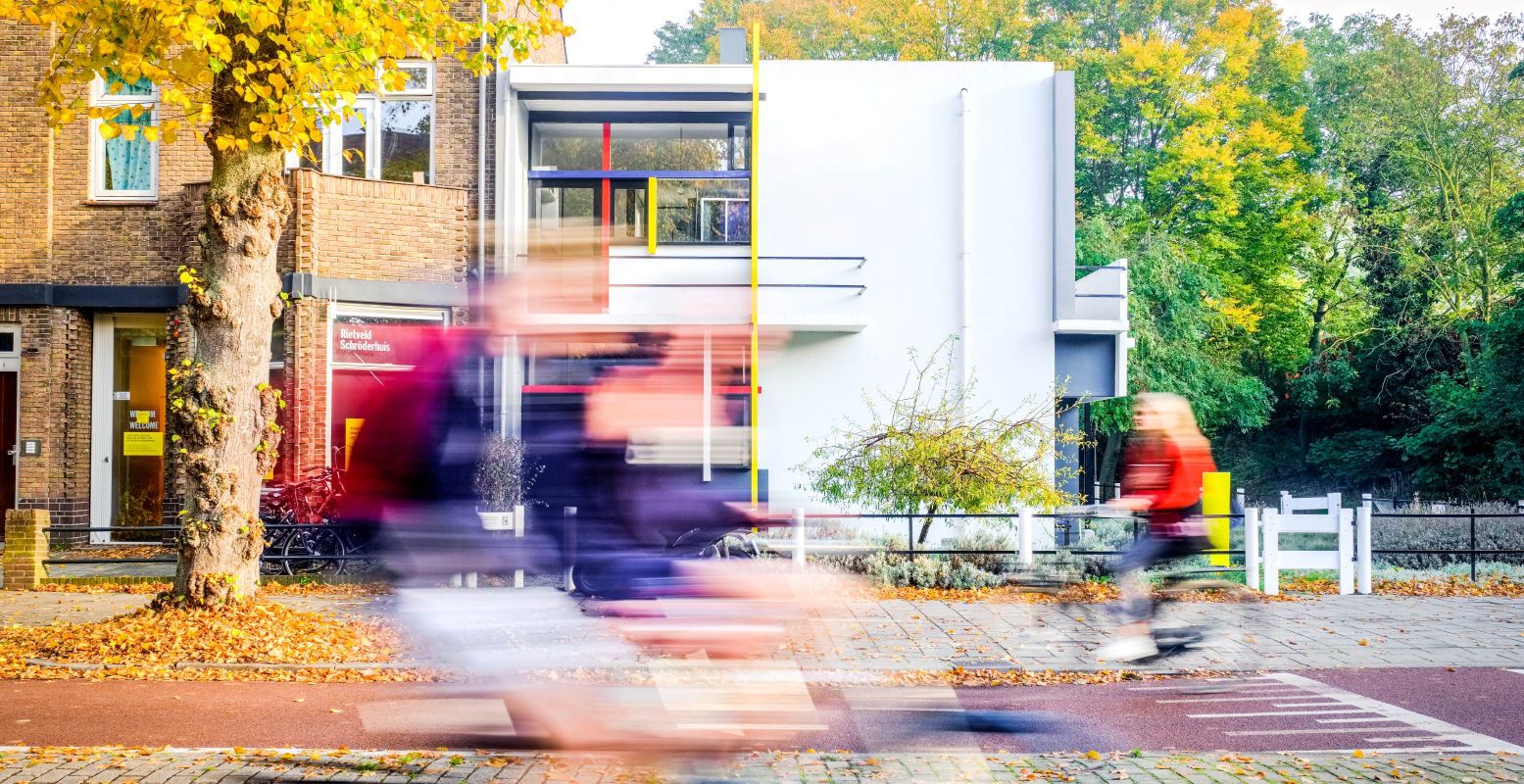 Het Rietveld Schröderhuis: een prachtige woning, ontworpen door de wereldberoemde architect Gerrit Rietveld. Foto: Utrecht Marketing © Jelle Verhoeks