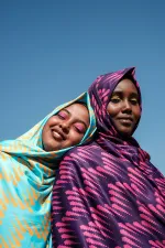 Foam x KLABU: Strength Away From Home Hibo and Hani from Somalia. Photo taken in Kenya, 2019. Foto: Coco Olakunle / KLABU.