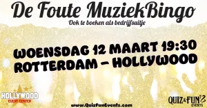 De Foute Muziekbingo Foto: Quiz & Fun Events