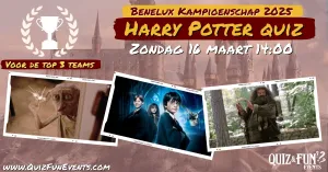 Harry Potter Quiz - Open Kampioenschap 2025 Foto: Quiz & Fun Events