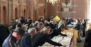 De leukste markten in december en januari Vind je tweedehands koopjes op een bijzondere locatie, zoals op deze rommelmarkt in een kerk. Foto: Variaworld