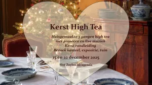 Kerst High Tea op Slot Zuylen, bij Utrecht Museum Slot Zuylen; Foto Trudelies de Graaf