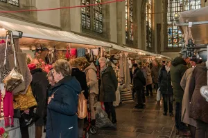 Sfeervolle Winterfair Winterfair bezoekers. Foto: Mascha Boot