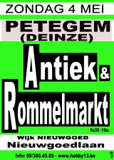 Antiek & Rommelmarkt te Petegem-Aan-De-Leie Foto: De Dapper Eddy