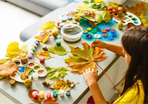 Kidsworkshop Verf je Eigen Herfst Verf je eigen herfst. Foto: Sinenky