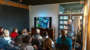 Lezing. Foto: Hoogtefotograaf 