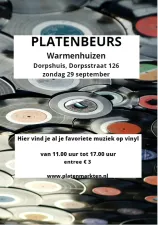 Platenbeurs in Warmenhuizen + DJ + live optredens eigen foto