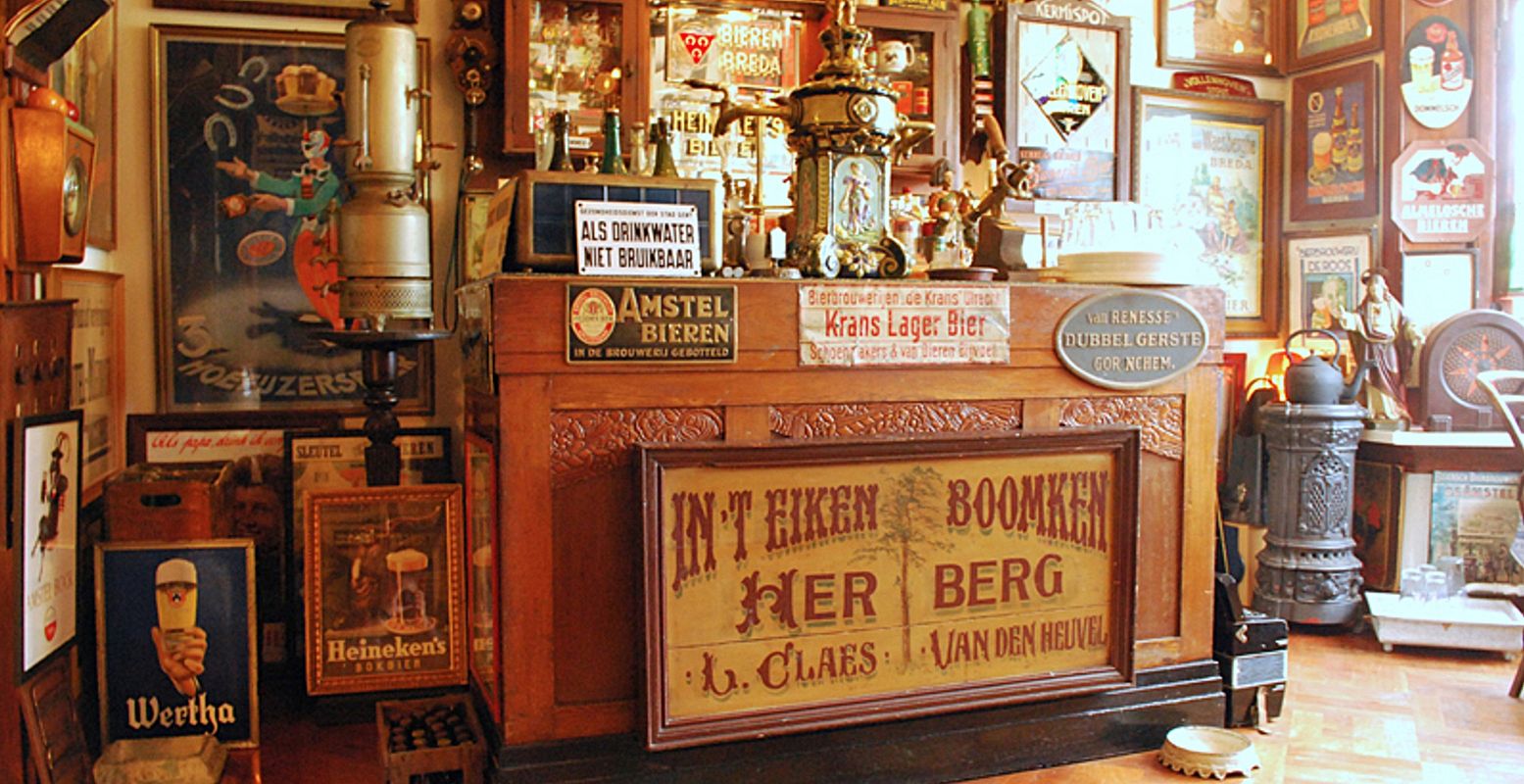 Pure nostalgie in het Bierreclame Museum. Foto: M.J. Hertman