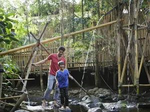 Ontdek de jungle van de Jungle Dome. Foto: Centerparcs