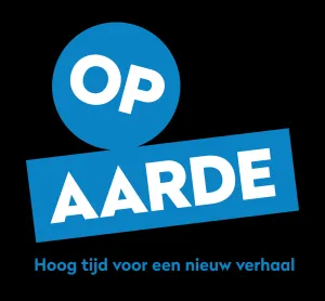 Fotobeschrijving: Op Aarde logo. Foto: (c) Sonnenborgh.