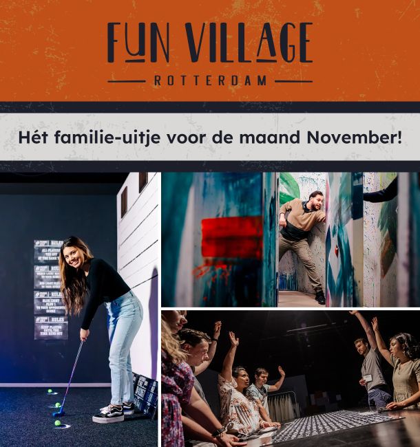 Hét familie-uitje voor de maand November!