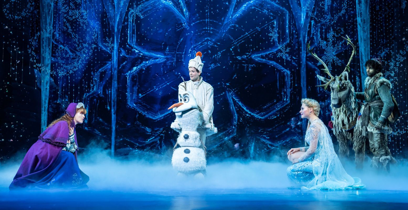 Laat je lekker gaan bij de musicalversie van de populaire film Frozen. Foto: © Johan Persson