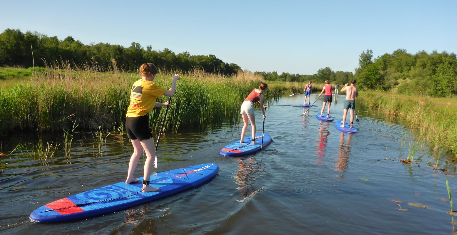 Ontdek ons waterlandje vanaf het water! Foto: WeerribbenSUP © Arjan Berger