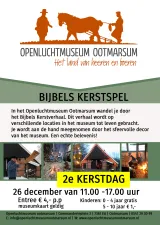 Fotobeschrijving: Flyer. Foto: (c) Organisatie Bijbels Kerstspel.