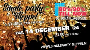 Single Party Meppel poster, foto :jeroen hilbrink